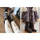 Modo Angelonia Flower Wall Short Boots(Leftovers/4 Colours/Full Payment Without Shipping)
